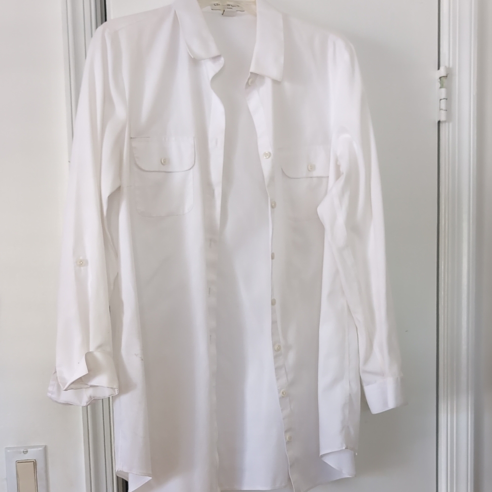White Button-Up Shirt